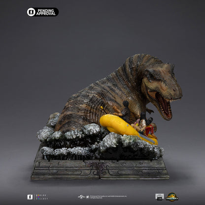 Statue T-Rex River Scene - Jurassic World: Rebirth - Demi Art Scale 1/20