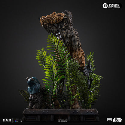 Pre-Order - Chewbacca and Tokkat Statue - Star Wars - Art Scale 1/10 - Iron Studios