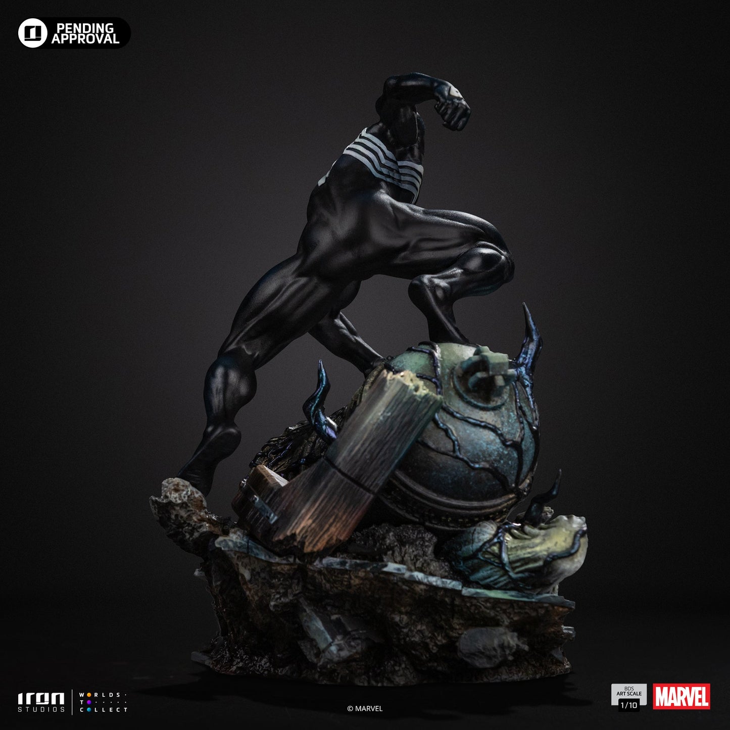 Pre-Order - Spider-Man Black Statue - Marvel Comics - BDS Art Scale 1/10 - Iron Studios