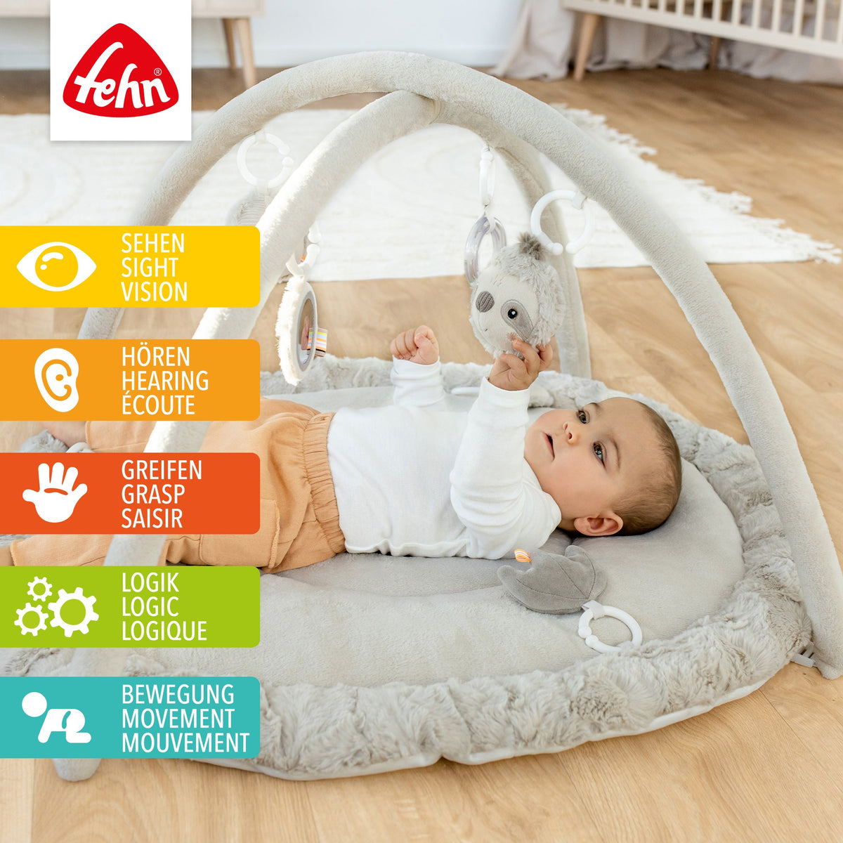3D Activity Blanket Sloth