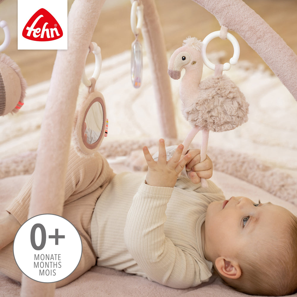 Tapis d’éveil 3D flamant rose – Ø 85 cm