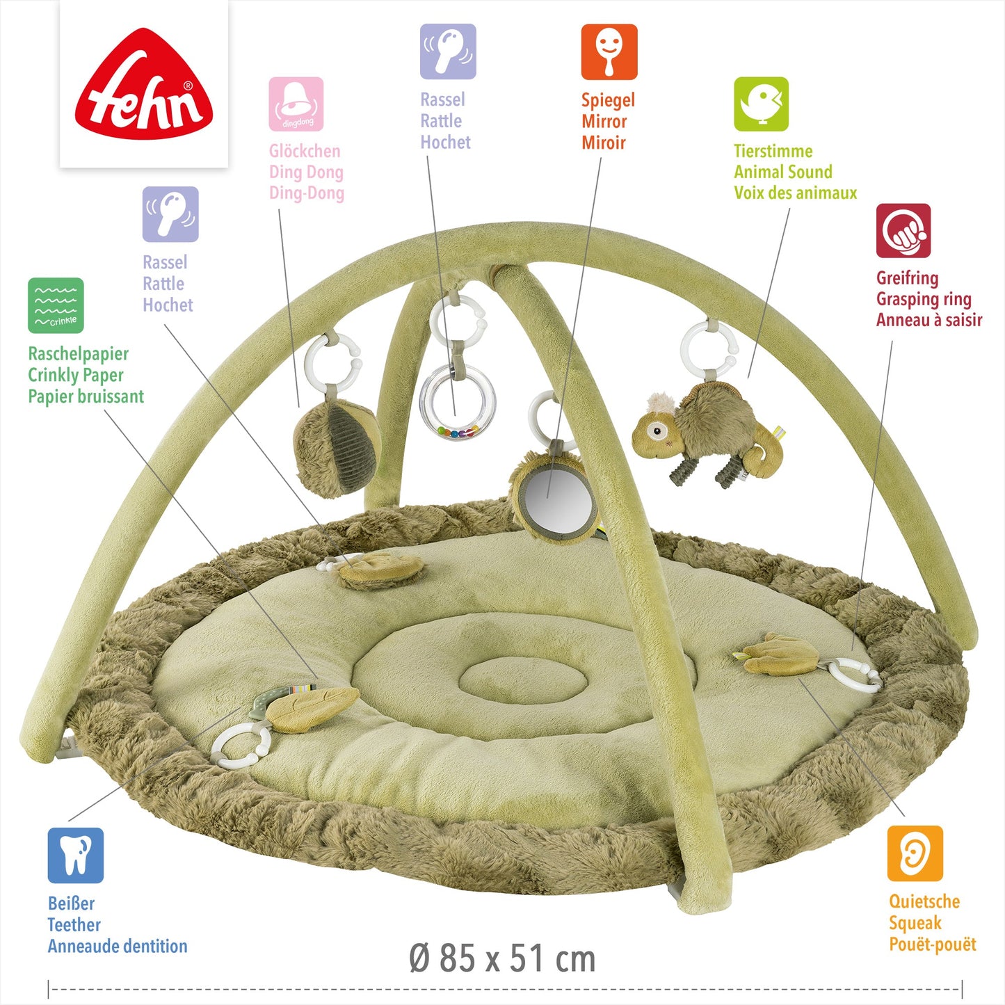 3-D Activity Blanket Chameleon