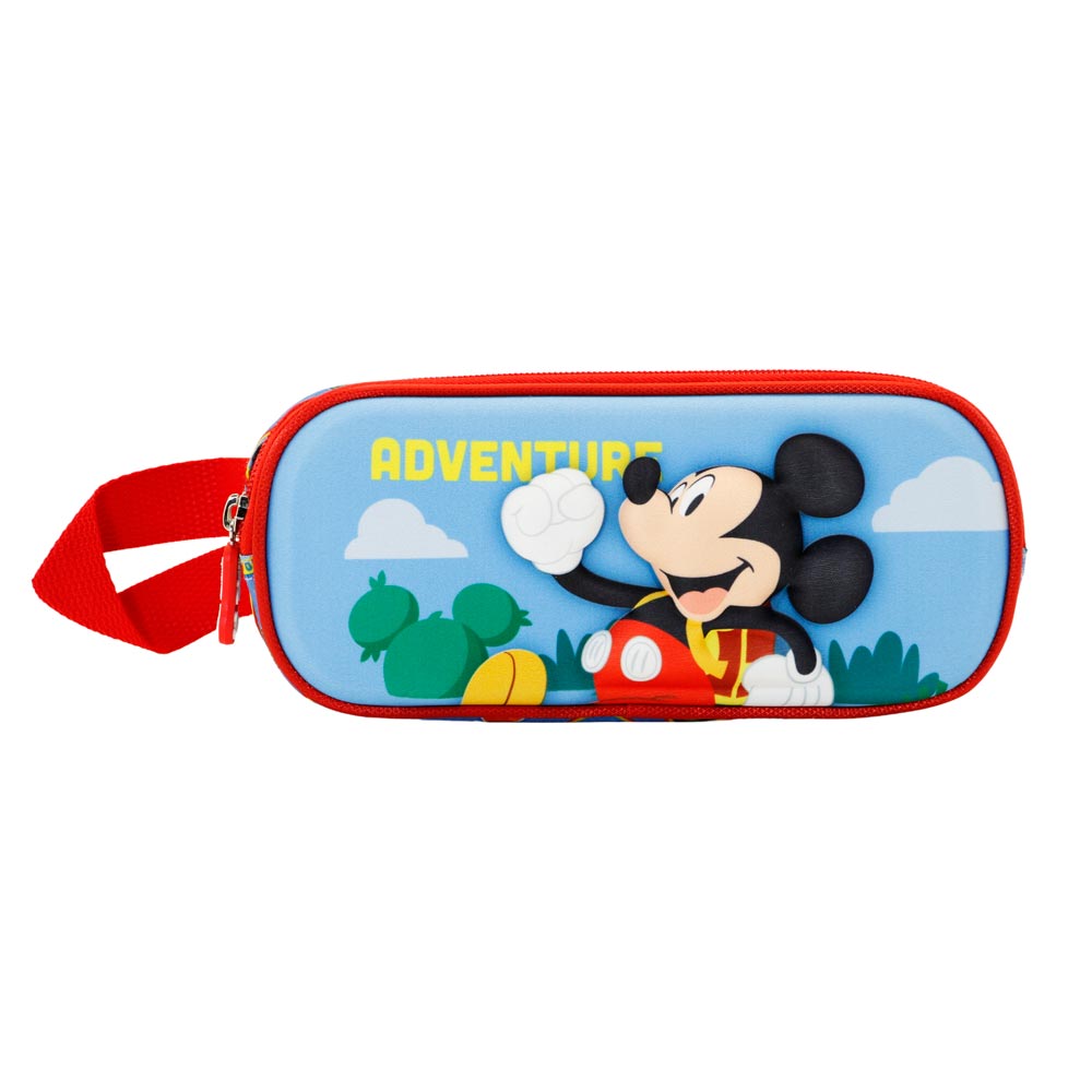 Trousse 3D Double Disney Mickey Mouse « Adventure »