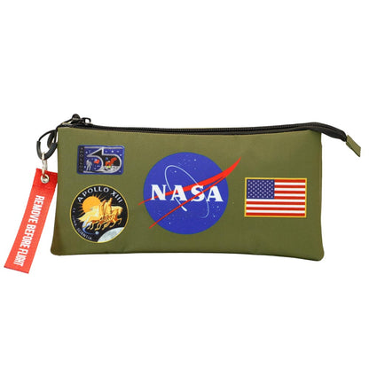 Trousse Triple FAN NASA « Khaki »