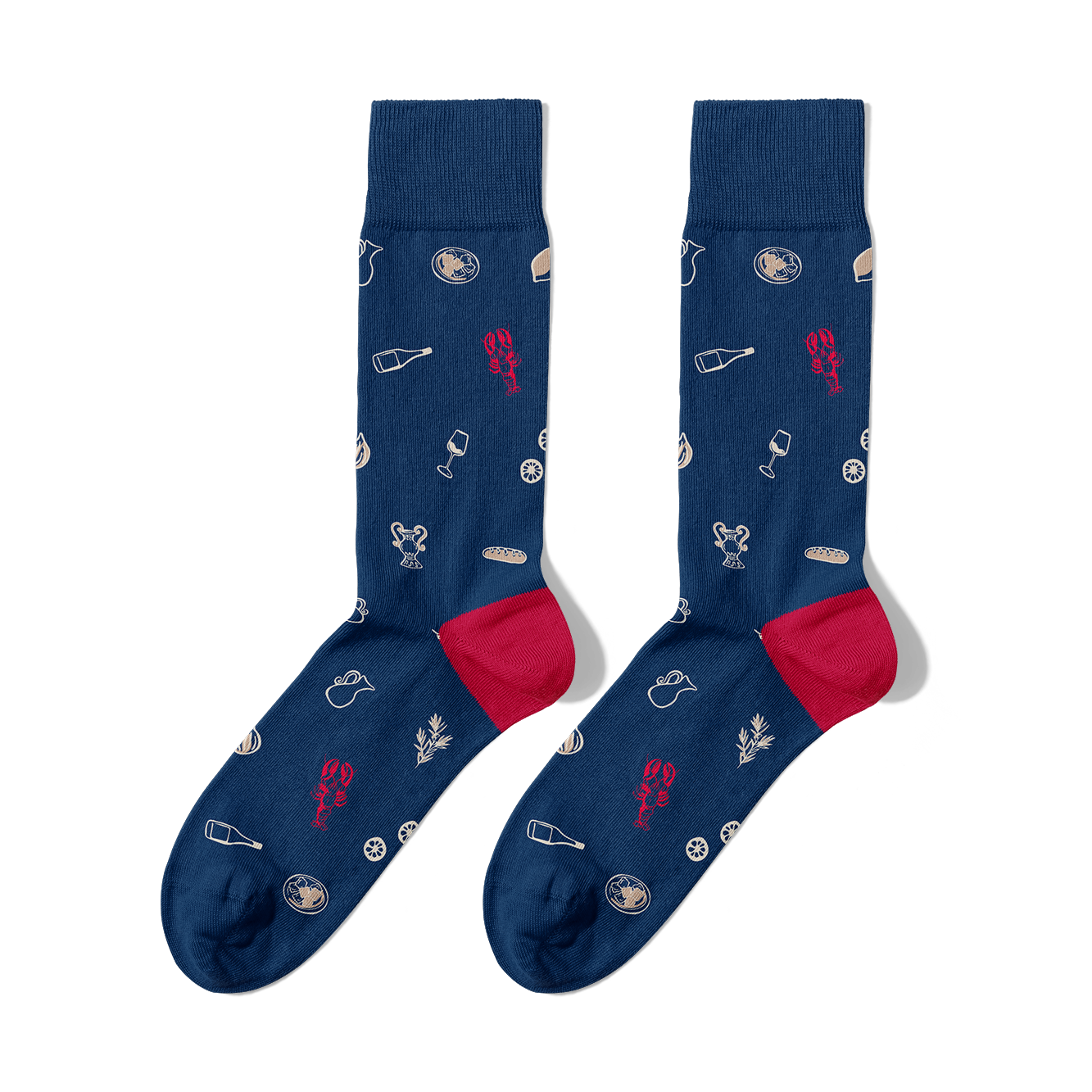 Pack Chaussettes Fun Icons⚓🌶️🦜
