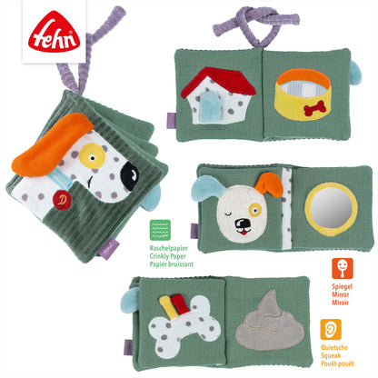Fabric book dog
