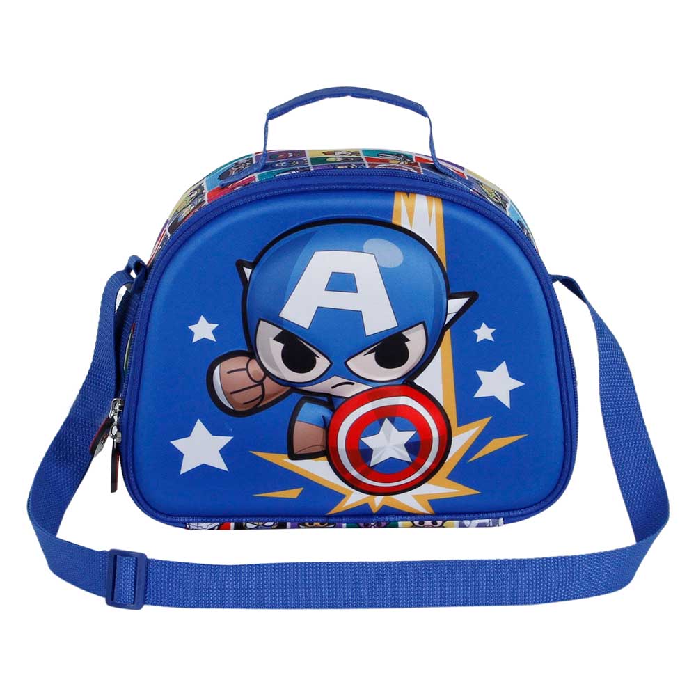 Sac Repas 3D Marvel Captain America « Punch »