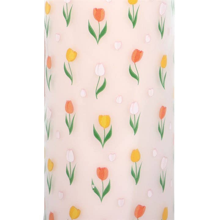 Bougie Tube Tulipe Imprimée Tulipe Française Fête des Mères