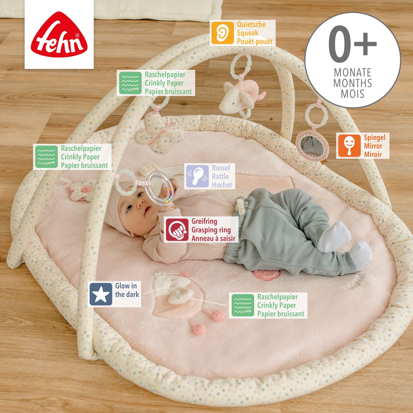 3-D Activity Blanket Bird