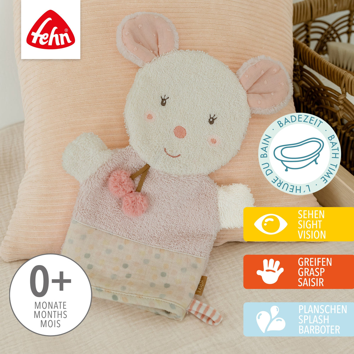 Wash glove mouse