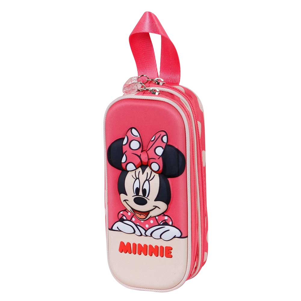 Trousse 3D Double Disney Minnie Mouse « Bobblehead »