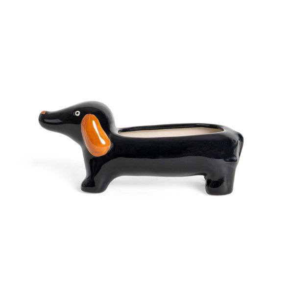 Vase Teckel Noir Helio Ferretti Vue 2