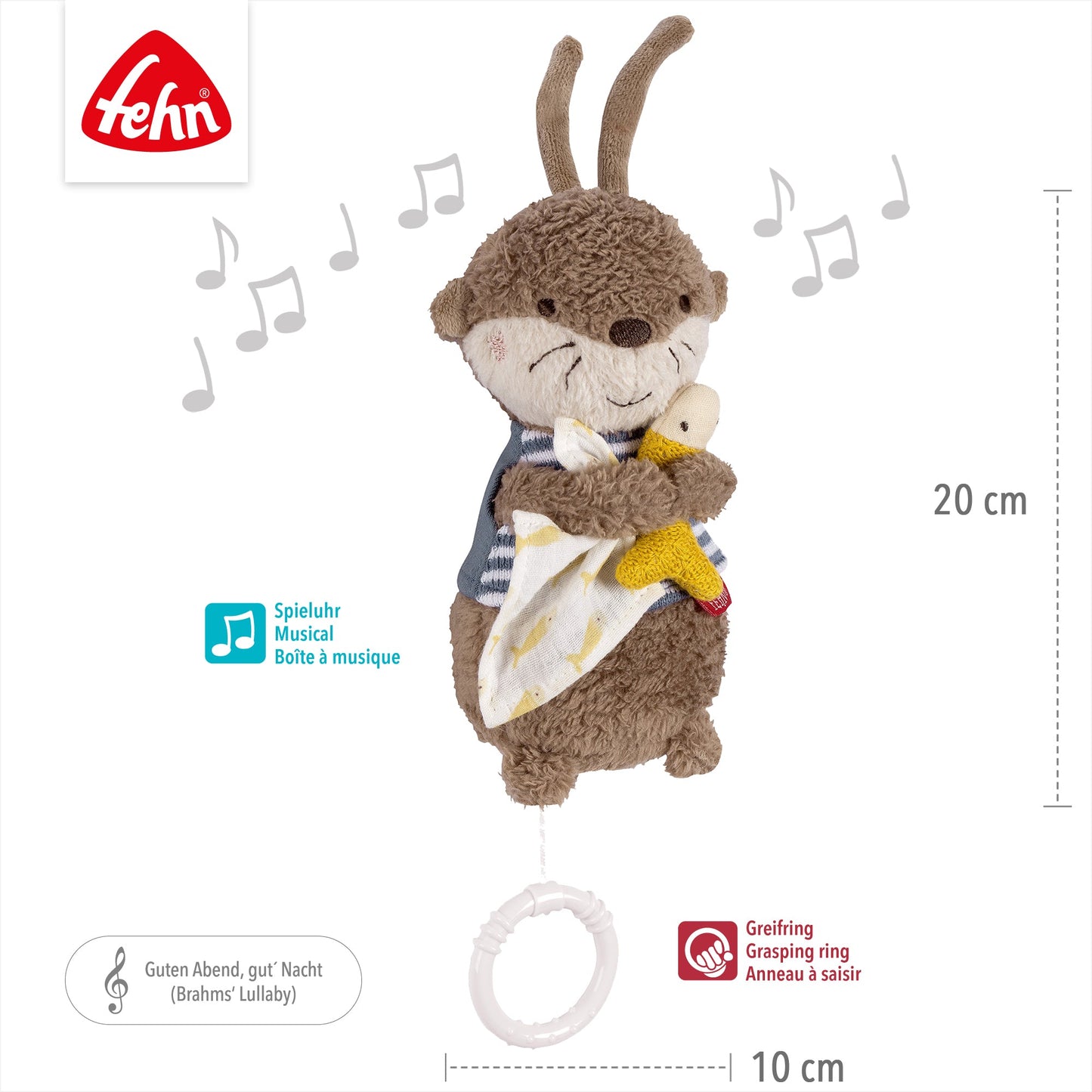 Mini Music Box Otter Theo