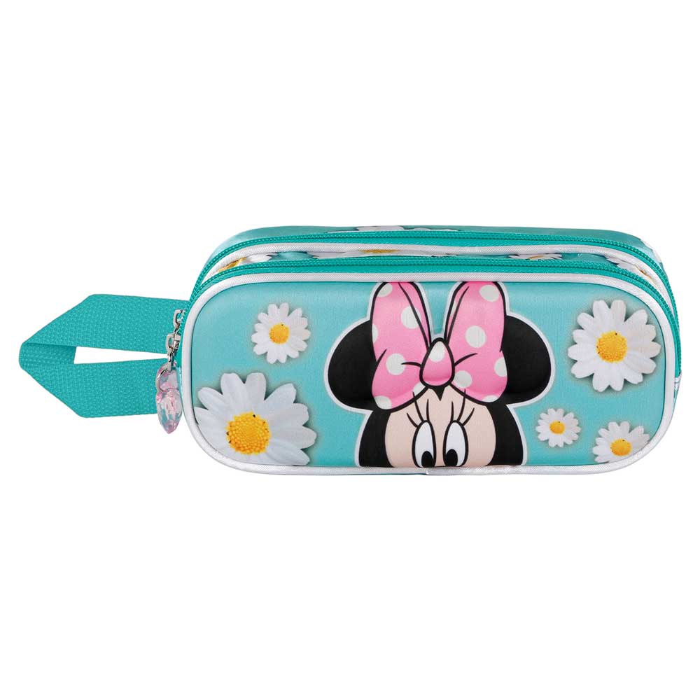 Trousse 3D Double Disney Minnie Mouse « Spring » – Bleu