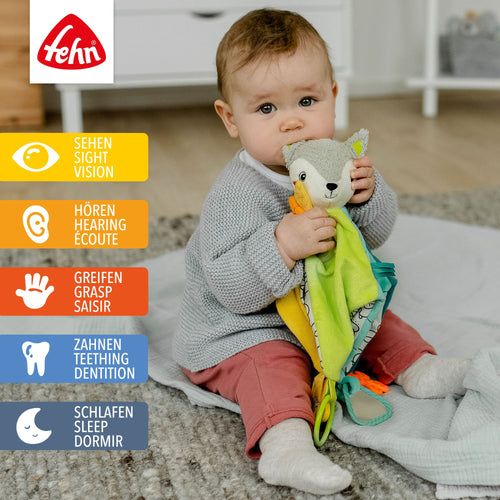 Activity Snuggle Cloth Fox Deluxe