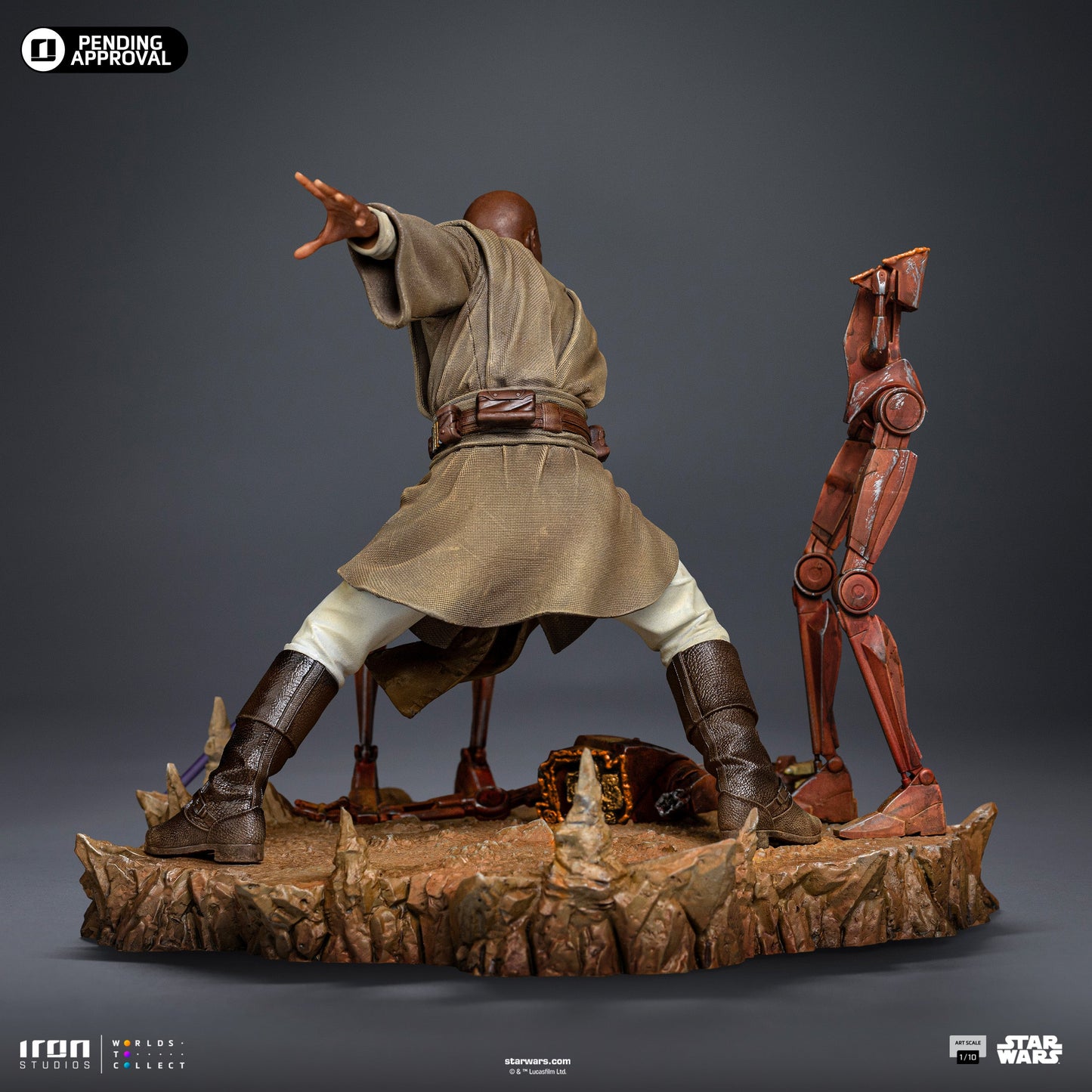 Mace Windu Statue - Star Wars - Art Scale 1/10 - Iron Studios