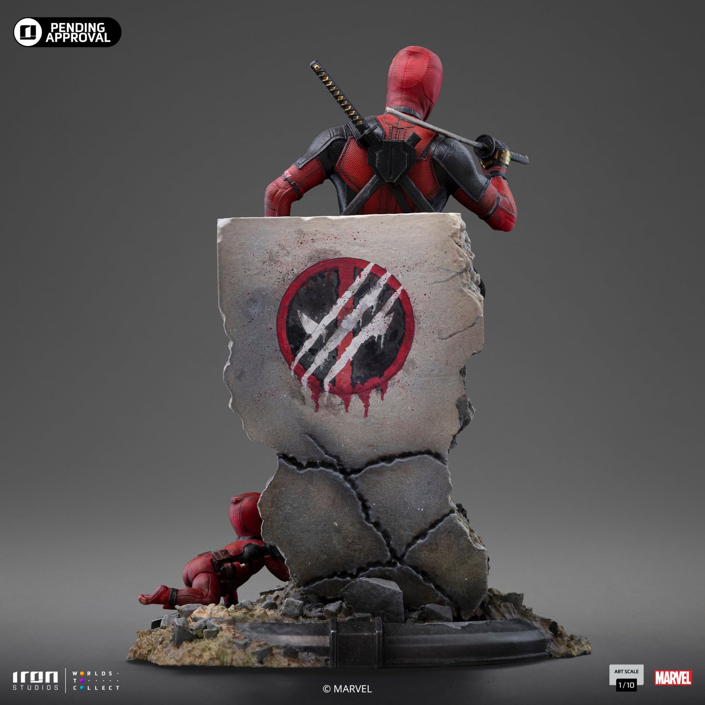 Deadpool Statue - Deadpool & Wolverine - Art Scale 1/10 - Iron Studios