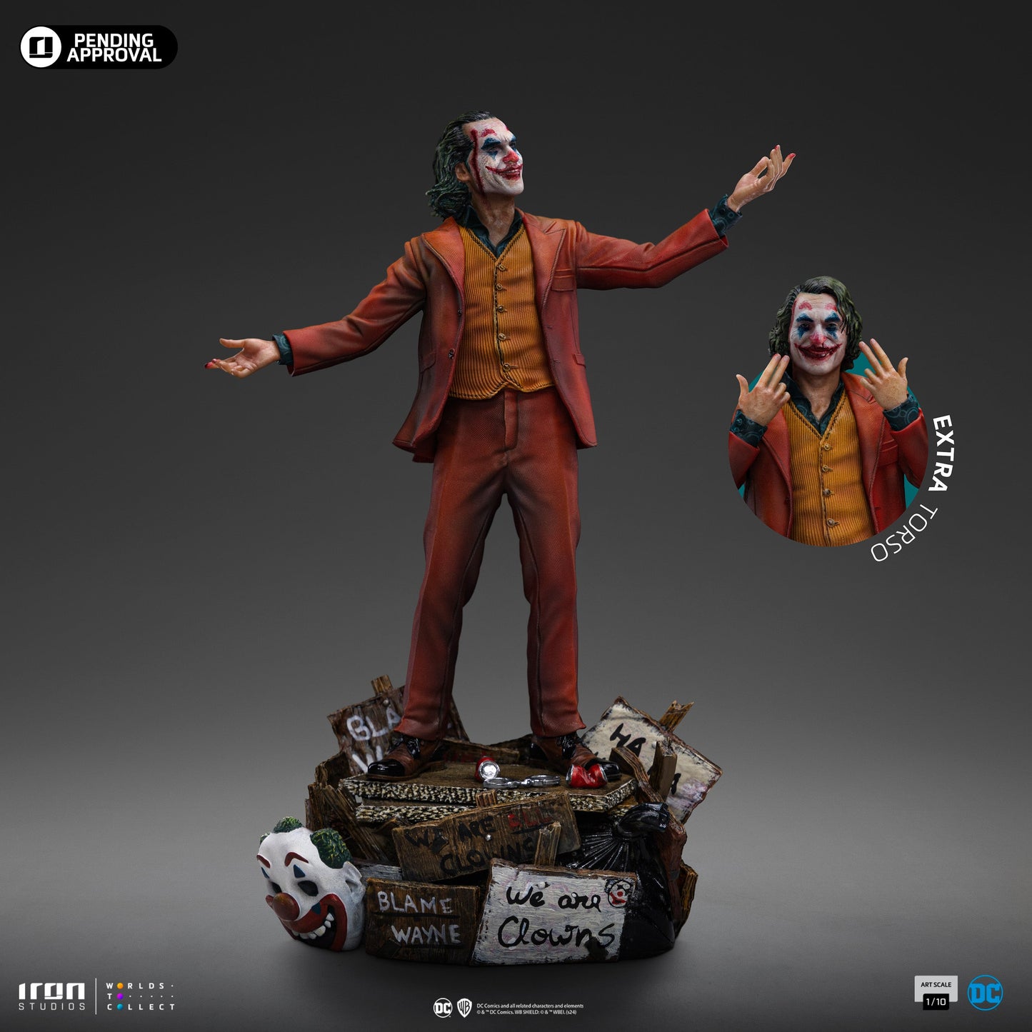 Joker (Arthur Fleck) Statue - Joker - Art Scale 1/10 - Iron Studios