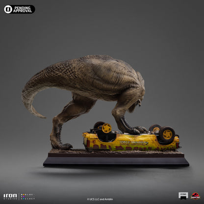 Pre-Order - T-Rex Attack Statue - Jurassic Park - Icons - Iron Studios