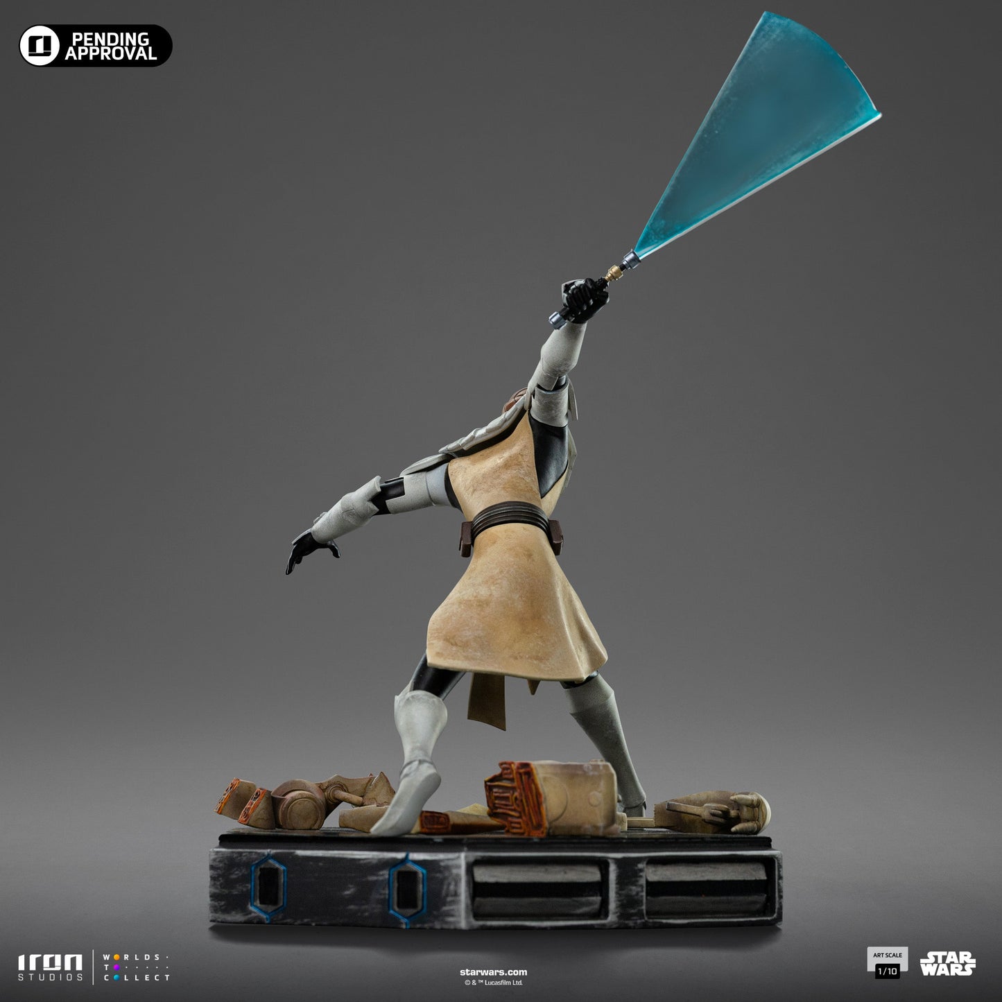 Obi-Wan Kenobi Statue – Star Wars: Clone Wars - Art Scale 1/10 - Iron Studios