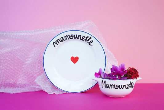 Assiette La Famille S’éclate - Mamounette