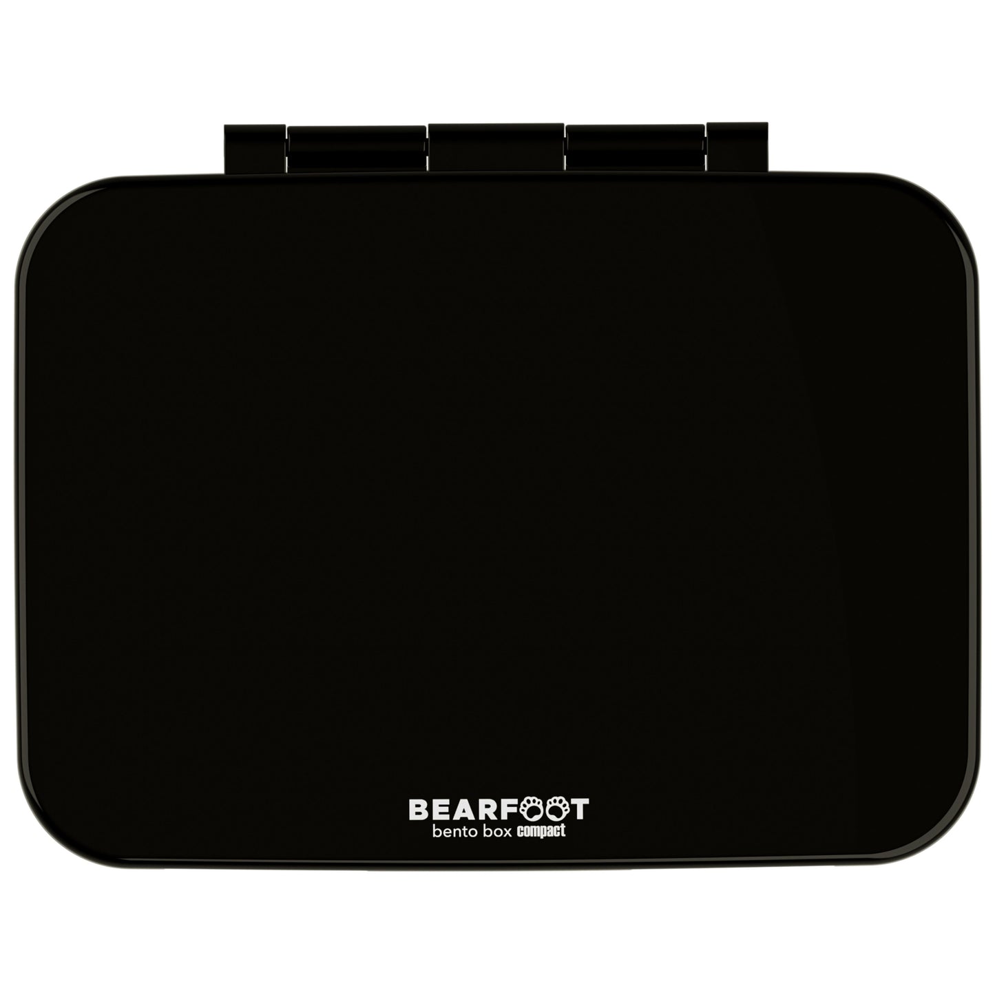 Lunchbox with compartments, lightweight & leak-proof - black