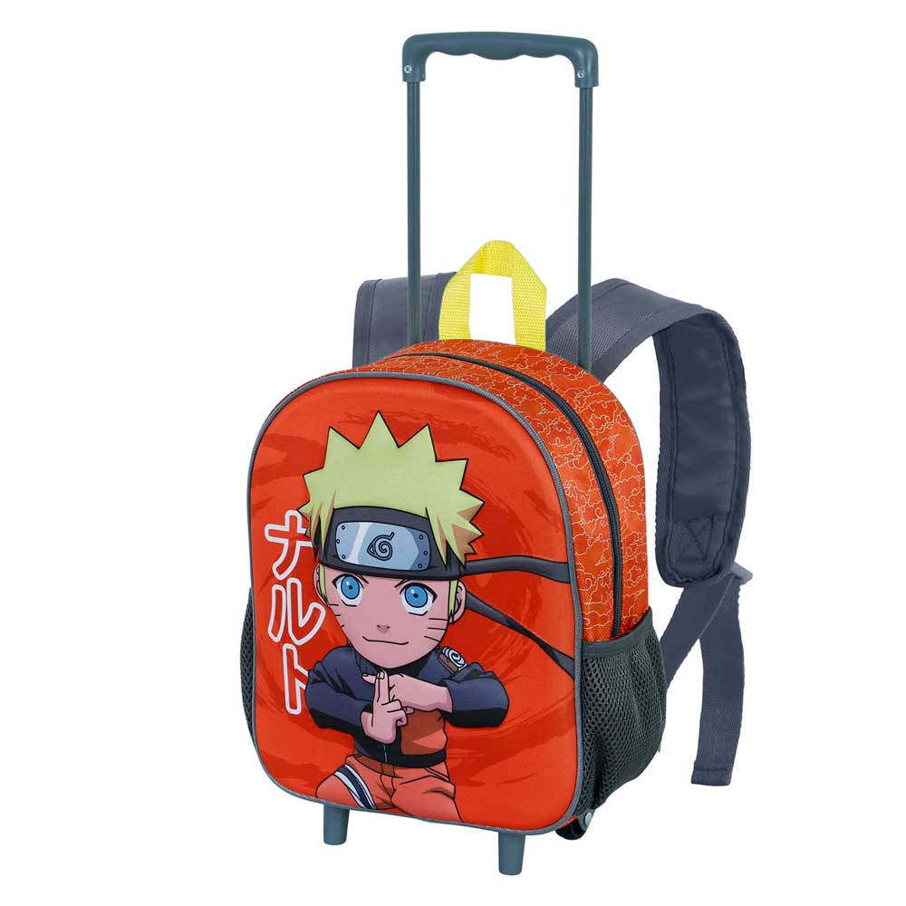 Sac à Dos 3D à Roulettes Petit Naruto « Chikara »