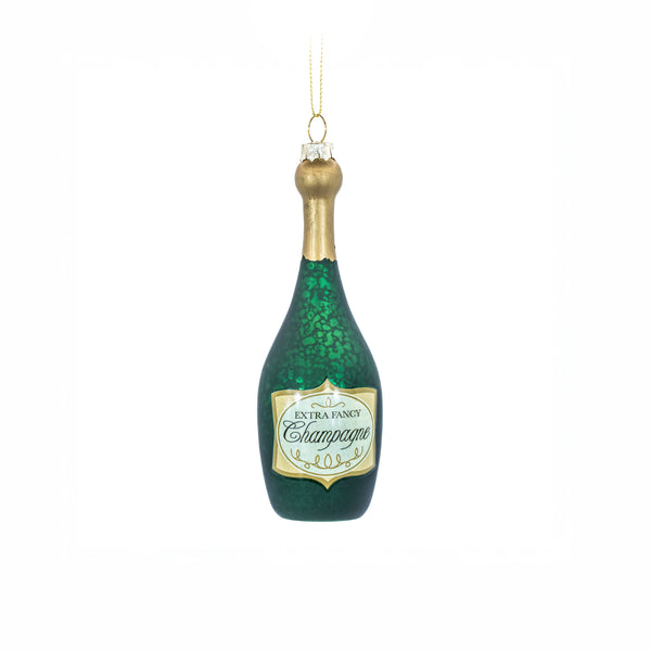 Christmas bauble, Champagne bottle