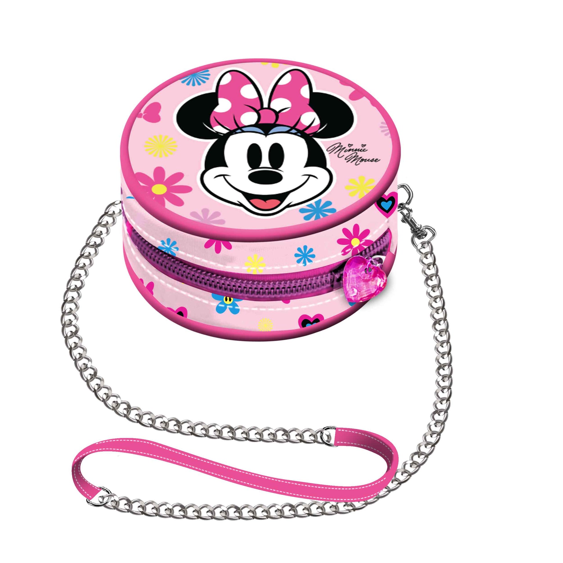 Sac à Chaîne Rond Disney Minnie Mouse « Floral-Mini »
