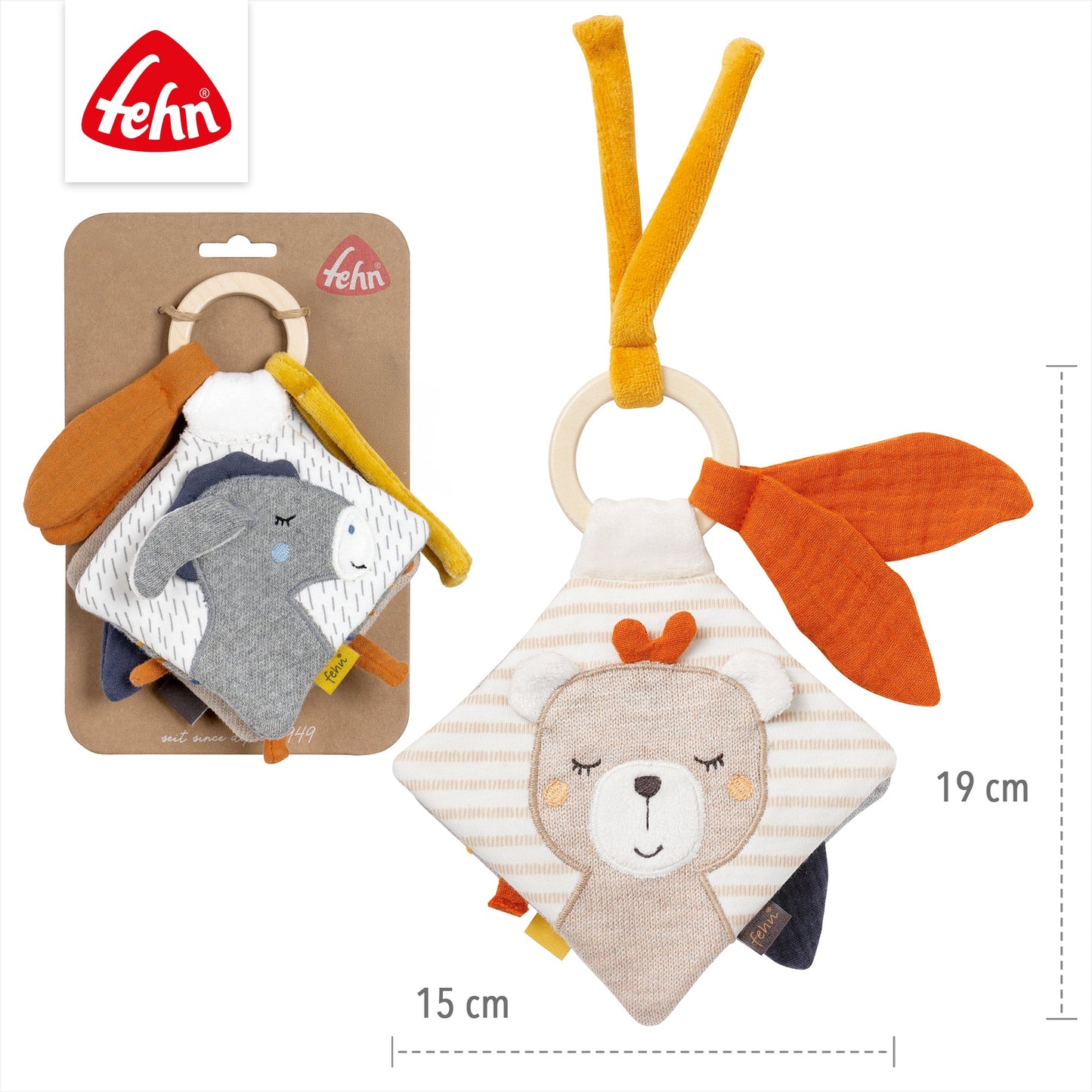 Cloth Book Donkey & Teddy