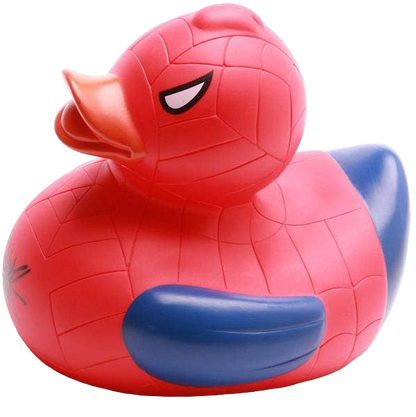 Canard Super-héros Rouge-Bleu XL