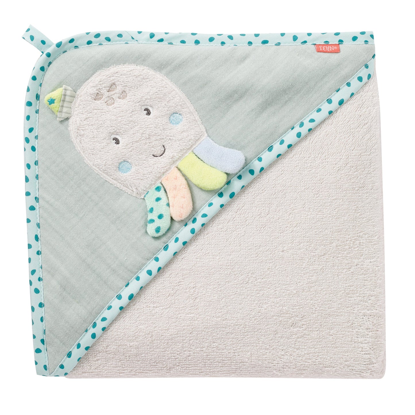 Hooded bath towel Octopus