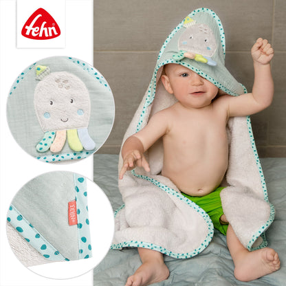 Hooded bath towel Octopus