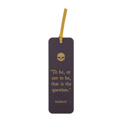 Shakespeare Hamlet paper bookmark
