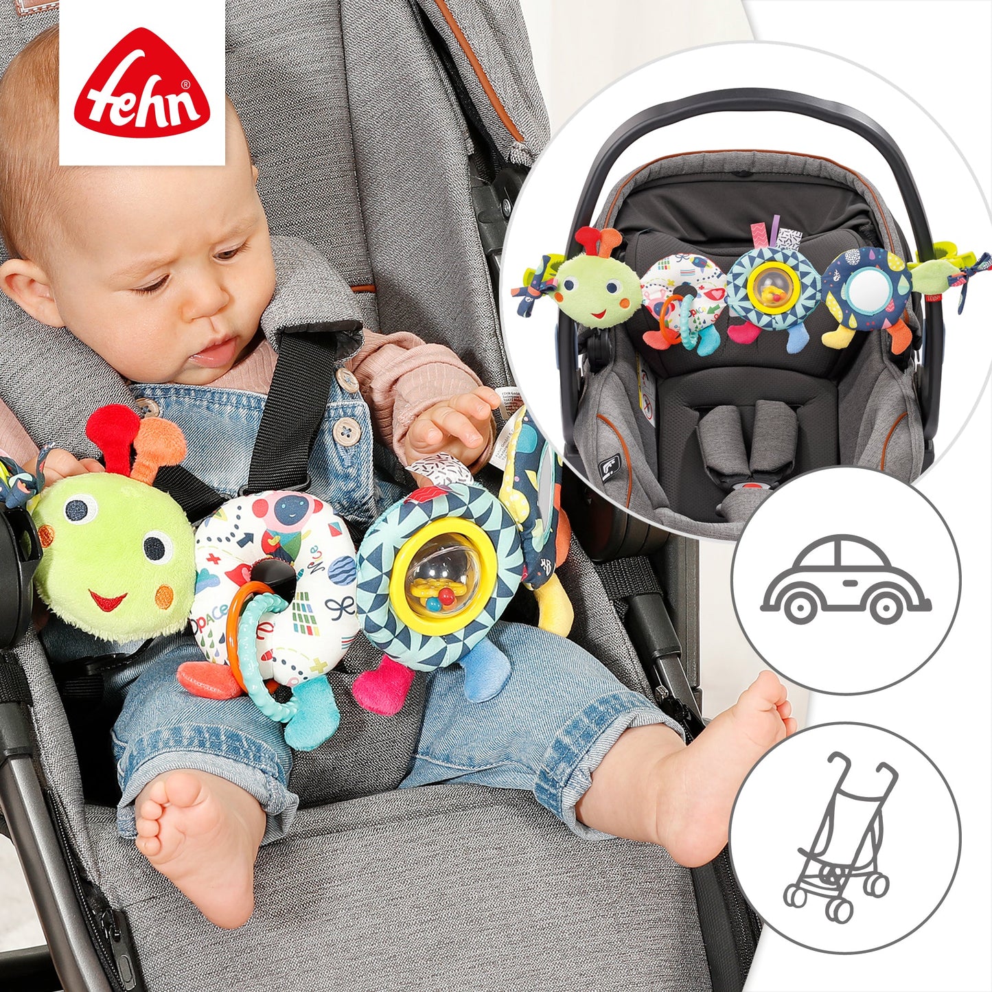Kinderwagenkette Raupe