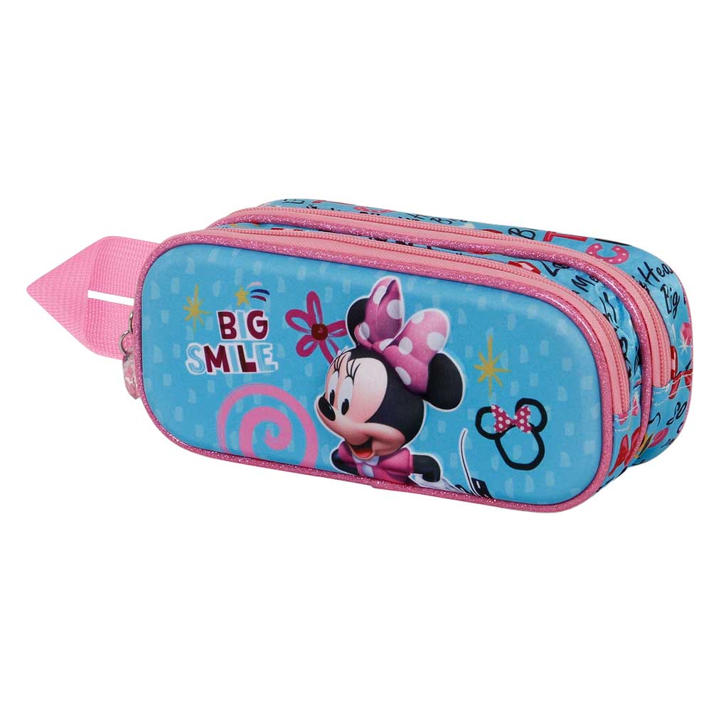 Trousse 3D Double Disney Minnie Mouse « Big Smile »