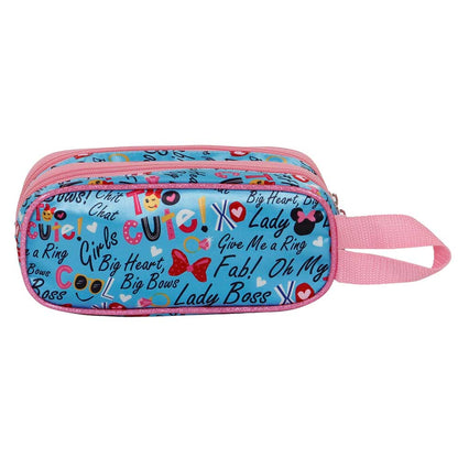 Trousse 3D Double Disney Minnie Mouse « Big Smile »