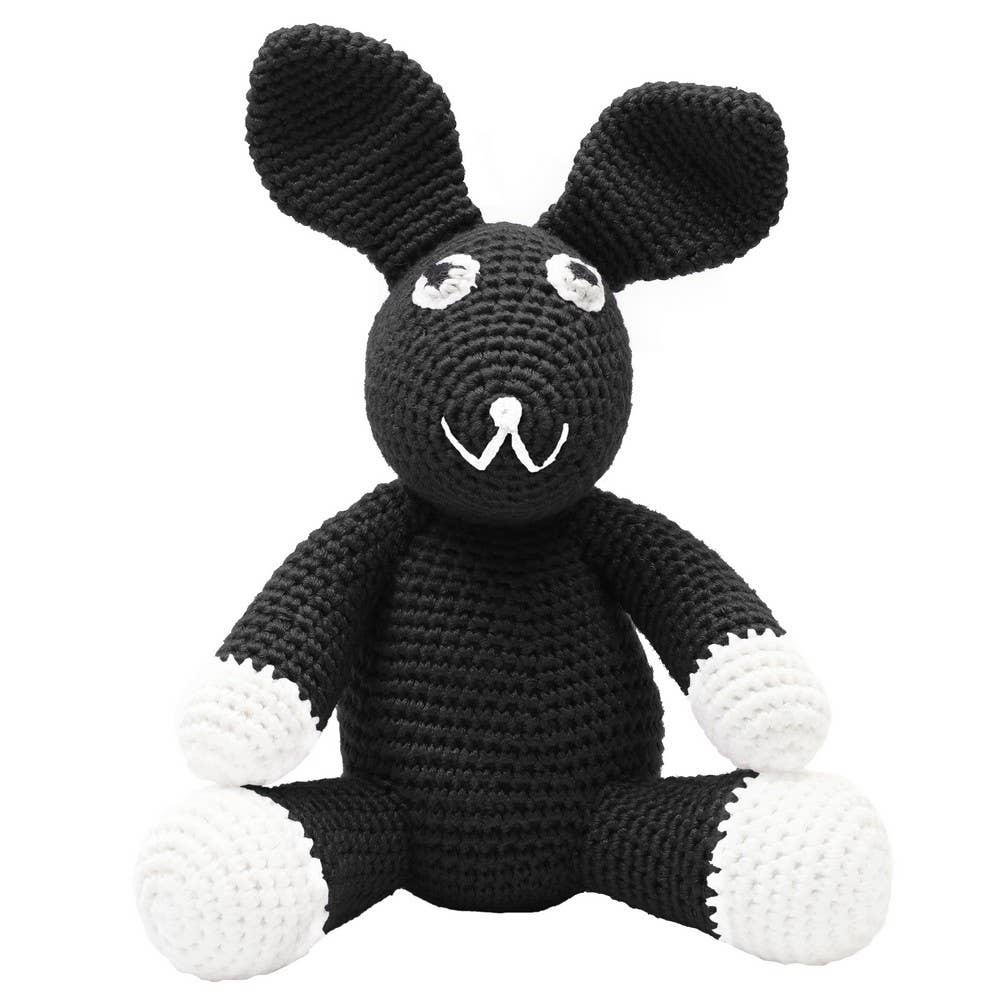 Peluche en Crochet - Lapin noir
