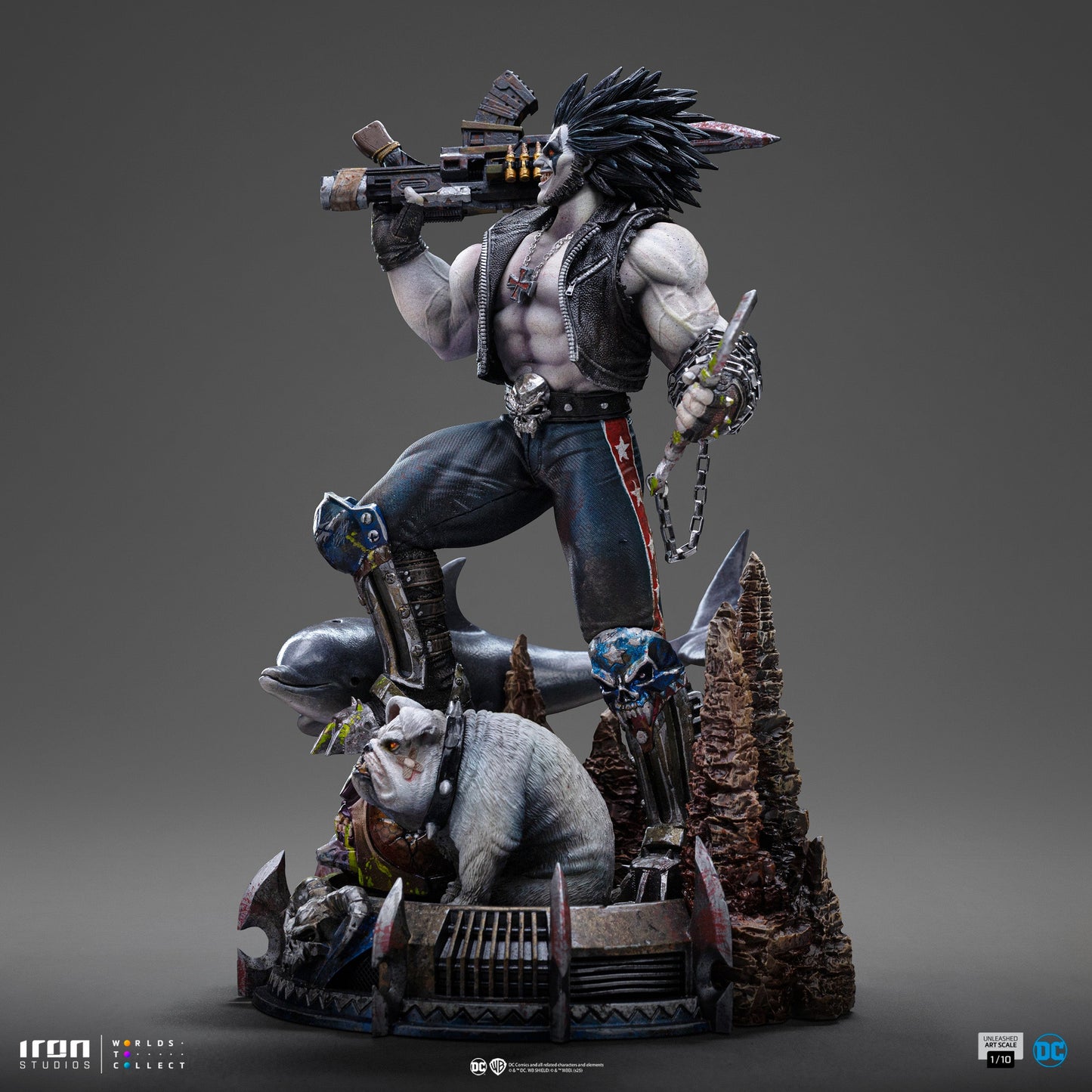 Pre-Order - Lobo Unleashed Statue - DC Comics - Art Scale 1/10 - Iron Studios