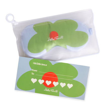 Masque pour les Yeux Macro Fleur Verte Helio Ferretti Vue 3