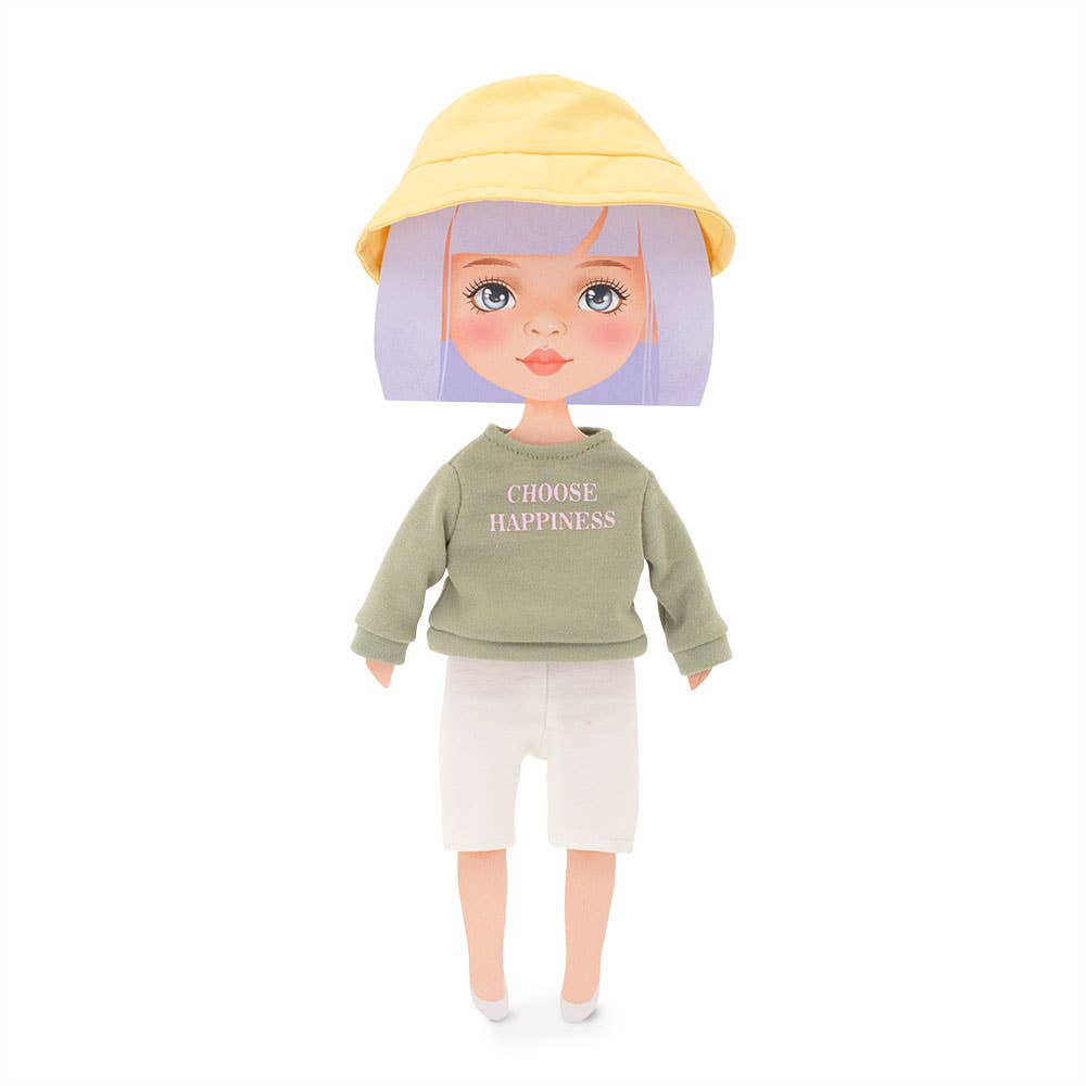 Clothing set: green sweatshirt, 28 cm