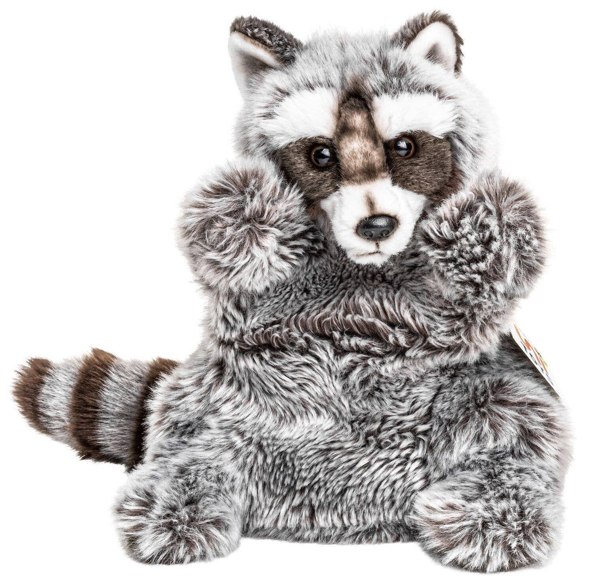 Raccoon hand puppet