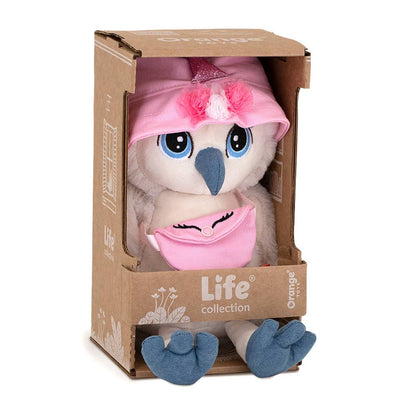 Peluche Lisa la chouette licorne 20 cm