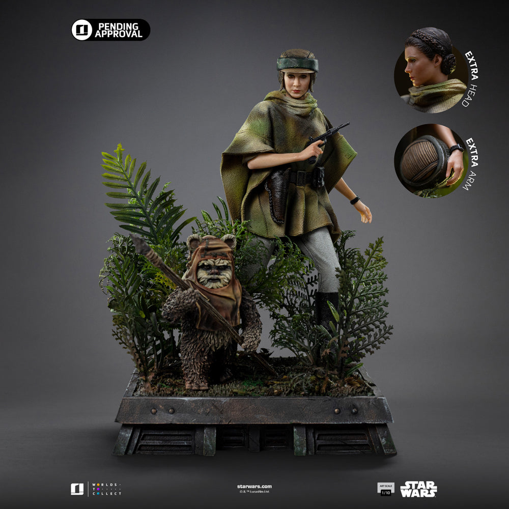 Pre-Order - Leia and Wicket Statue - Star Wars Episode VI - Art Scale 1/10 - Iron Studios