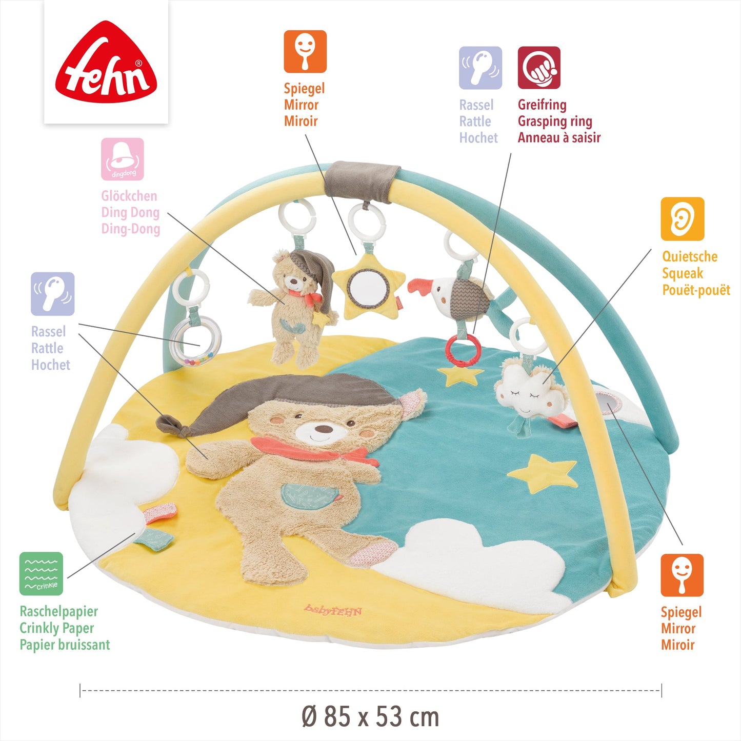 3-D Activity Blanket Bruno