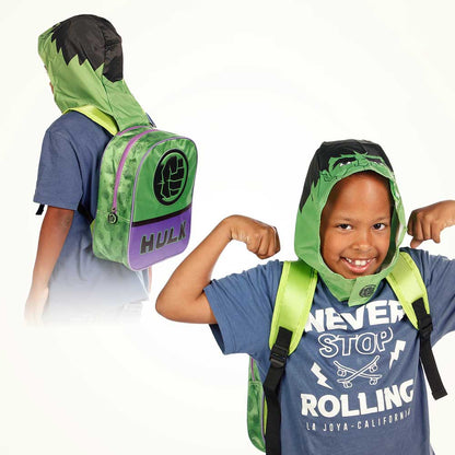 Sac à Dos à Capuche Hood Marvel « Hulk Go! »