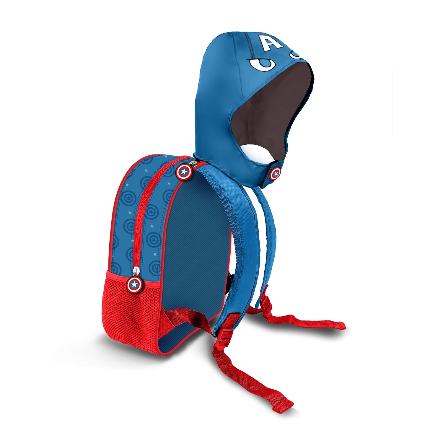 Sac à Dos à Capuche Hood Marvel Captain America « GuriHiru »
