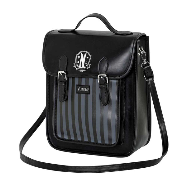 Sac à Bandoulière-Sac à Dos Wednesday Wednesday « Original » – Noir