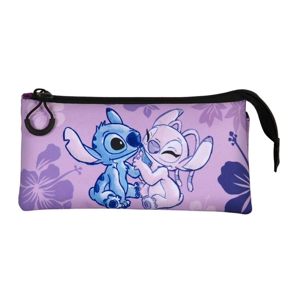Trousse Triple FAN 2.0 Disney Lilo & Stitch « Stitch & Angel »