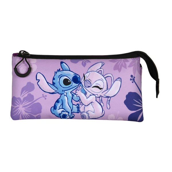 Trousse Triple FAN 2.0 Disney Lilo & Stitch « Stitch & Angel »